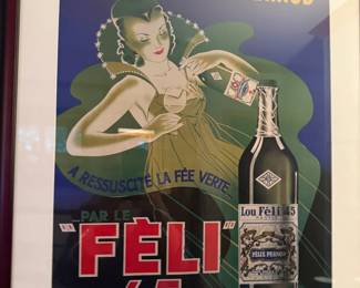 Pernod framed ad