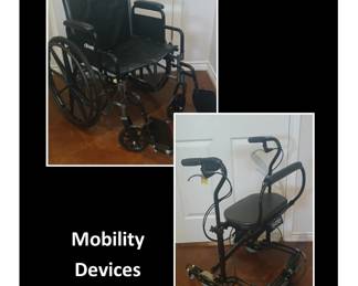 Mobility Devices Wheel Chair / Specialty Walker / Medical Equipment