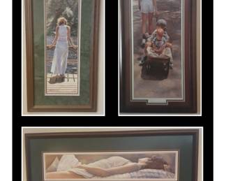 Steve Hanks Lithographs / "Like Diamonds In The Sun" / "Traveling At The Speed Of Life" / Untitled