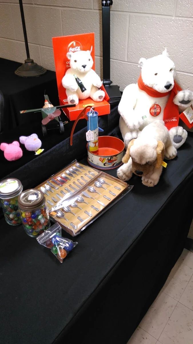 Steiff Coca-Cola Bears and Puppy, Vintage Items