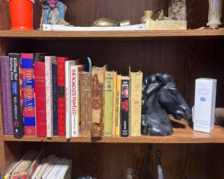 Horsehead bookends