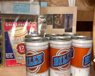 Billy beer collectible cans