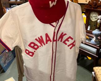 Vintage B.B. Little League baseball uniform (1960's)