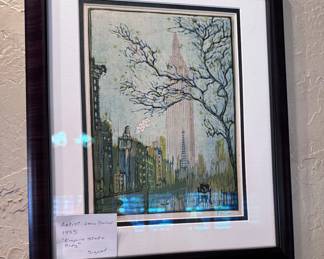 Artist, Leon Dolice 1930s Signed