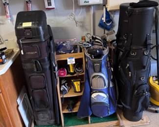 Golf Clubs, Golf Bags, Caddy Daddys, Locking Travel Golf Bag, Golf Storage Cabinet