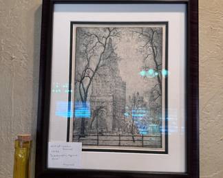 Artist, Leon Dolice 1930s Signed