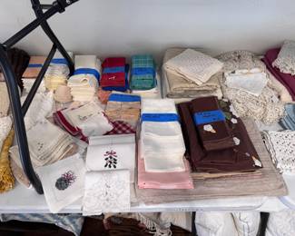 We have a glorious selection of fine linens