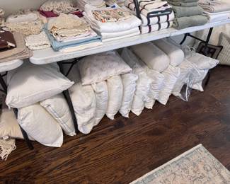 We have a glorious selection of fine linens