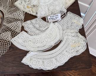 All lace is handmade and vintage