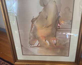 Large print cello player....sorry bad reflection again