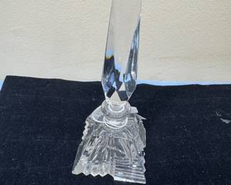 Crystal perfume bottle