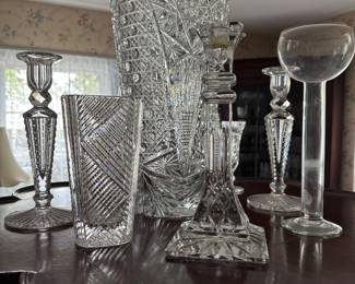 Lots of cut glass