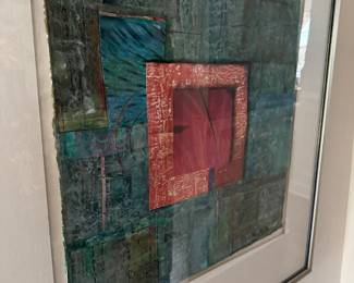 Large framed artwork