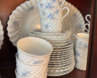 Cups and saucers and platters