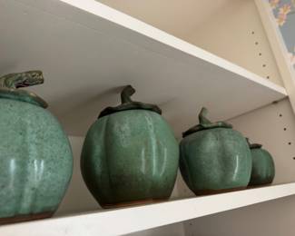 Jugtown set of distinctive canisters