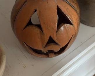 Pottery Jack O Lantern