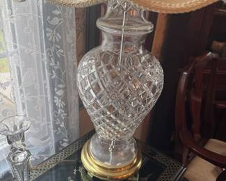 One of four Waterford Lamps