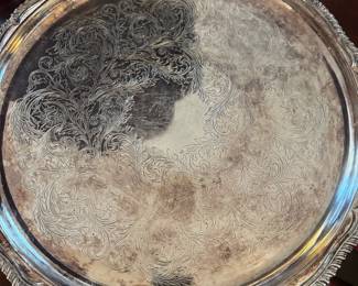 Vintage silverplate tray