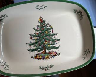 Spode Chirstmas tree platter