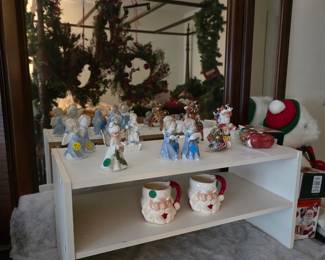 Angel Nativity Santa mug Fitz and Floyd