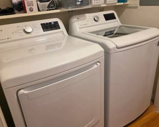 LG washer and dryer