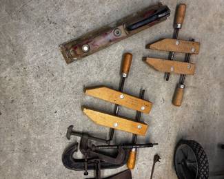 Various woodworking vintage and antique, pneumatic sanders