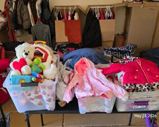 CHILDRENS TOYS AND DESIGNER CLOTHES AND SHOES