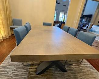 BEAUTIFUL MODERN DINING SET WITH 8 CHAIRS