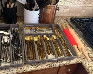 GOLD AND SILVER SILVERWARE