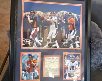 PAYTON MANNING Authentic and Signed