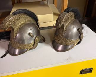 Antique helmets