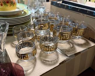 Vintage glassware