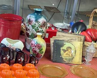 Assorted Glass and Decor
