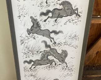 Mid-century Oriental Print