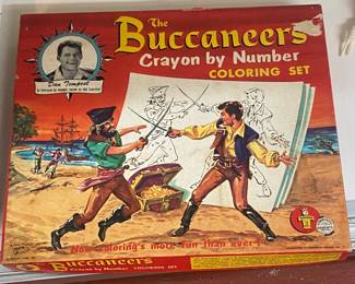 The Buccaneers Crayon by Number Set