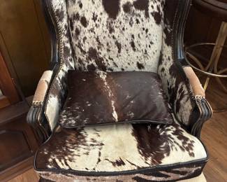 Cowhide chair
