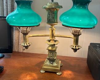 Heavy Brass Lamp 