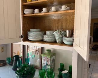 Green glass
