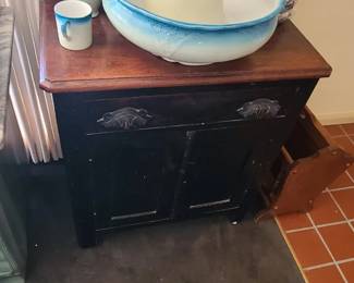 Antique stand alone cabinet.