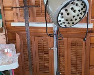 Vintage hair dryer, turns on.