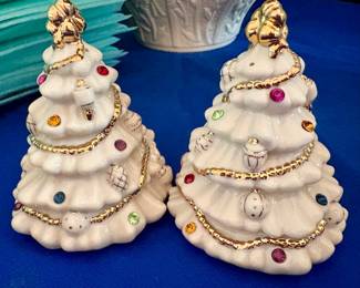 Lenox Christmas Trees Salt and Pepper Pair