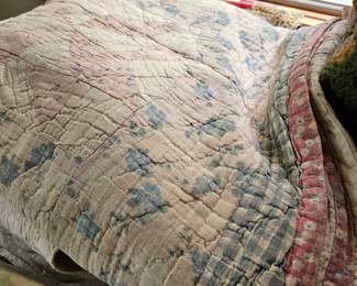 Antique LeMoyne (lemon) Star quilt.