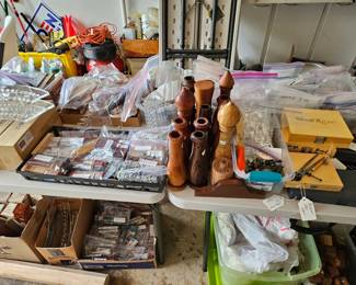 Pepper mills, acrylic pen blanks, and more, (items sold separately).