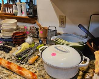 More kitchen items, (items sold separately).