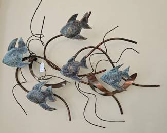 MCM fish wall hanging