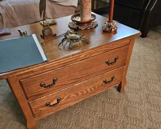 2 Drawer chest, and accessories, (items sold separately).