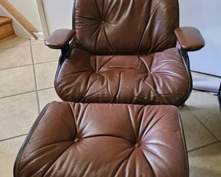 MCM chair and foot stool.