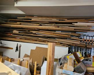 Hardwoods, by the plank (items sold separately).
