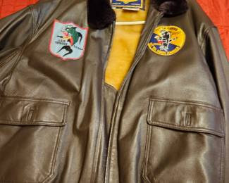 Vintage Naval aviator's flight jacket.