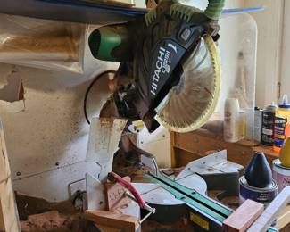Hitachi miter saw.